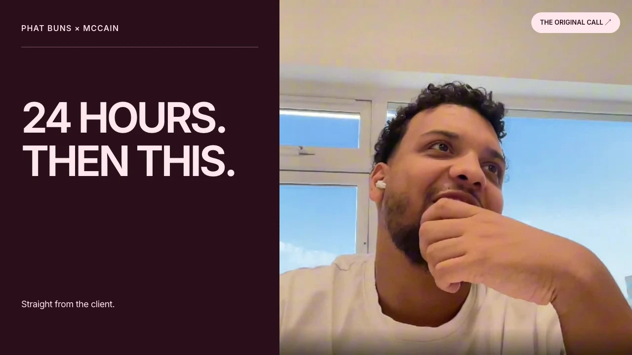 Ibraheem Yusuf in the original client interview